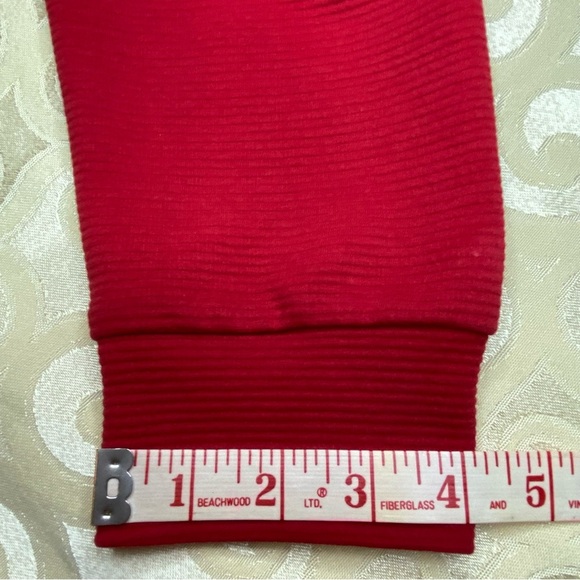 Tommy Bahama Women’s Knit Ottoman Full Zip-Up Jacket Sz M Tango Red EUC - Picture 9 of 12